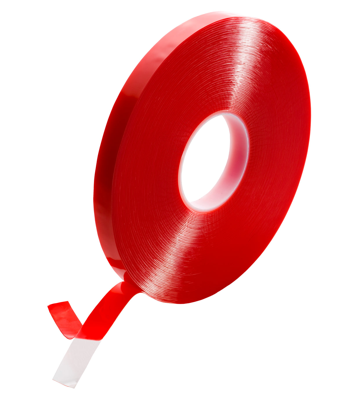 FA-UHB40C Clear Ultra High Bond Foamed Acrylic Tape – 39 Mil, 36 YD, Red PE Liner (Case)
