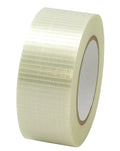 FIL-835B/D Filament Reinforced Strapping Tapes Bi-directional 60 Yard 4.7 mil Thick 155# Tensile Roll (Case)